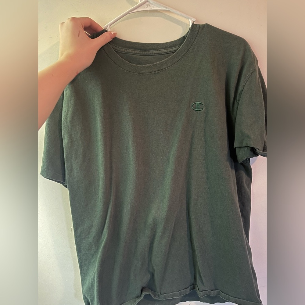 basic green champion tee